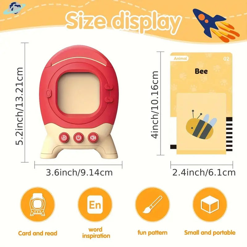Toddler Toys Talking Flash Cards For 1 2 3 4 5 6 Year Old Boys And Girls, Autism Sensory Toys For Autistic Children, Learning Educational Montessori Speech Therapy 224 Sight Words Kids Gifts